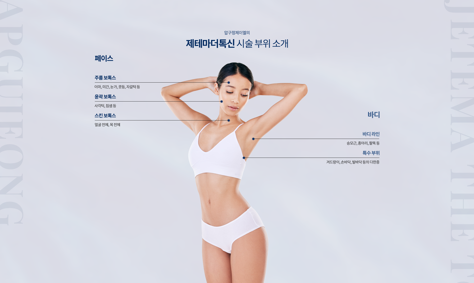 제테마더톡신 시술 부위 소개